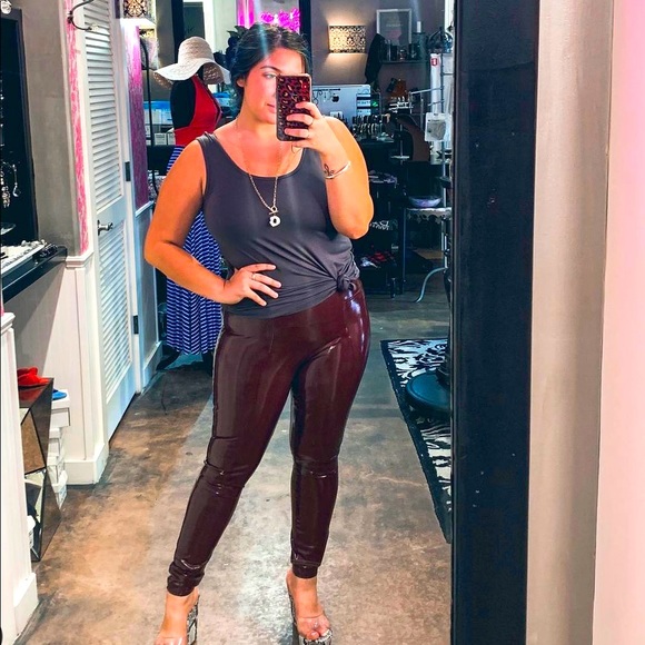 Spanx Slick Vegan Leather leggings - Picture 2 of 3